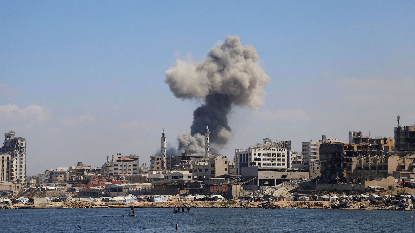 Israel asegura que está negociando con EE.UU. para dividirse Gaza | Ver