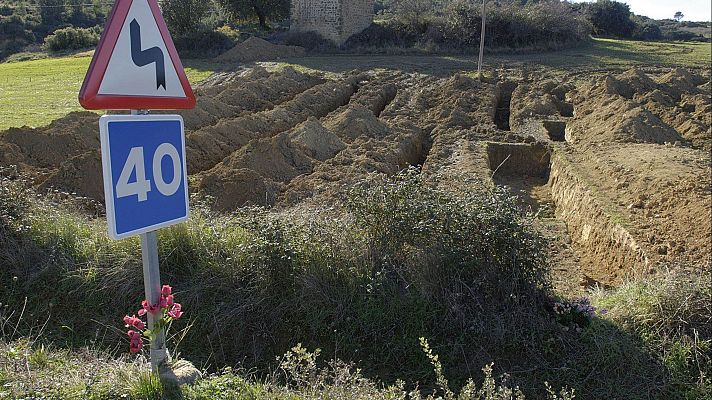 Noticias Aragón - Exhumación de una fosa en paraje del campo de Blasico (Agüero, Huesca)