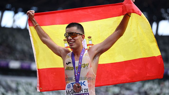 Atletismo - Paul McGrath consigue la medalla de bronce y redondea una jornada histórica para la marcha española