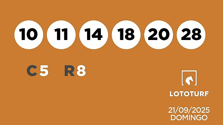SELAE - Sorteo de Lotería Lototurf: 21/09/2025