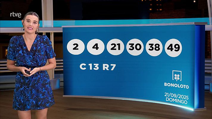 Loterías - Sorteo de la Bonoloto y El Gordo de la Primitiva del 21/09/2025