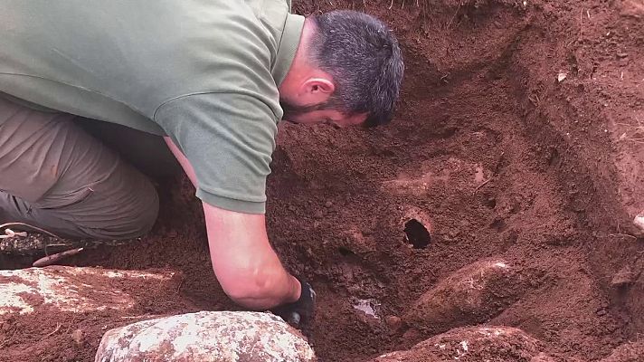 Modo Digital - Exhumación de la fosa en el paraje de la Manga de Villaluenga (Benaocaz, Cádiz)