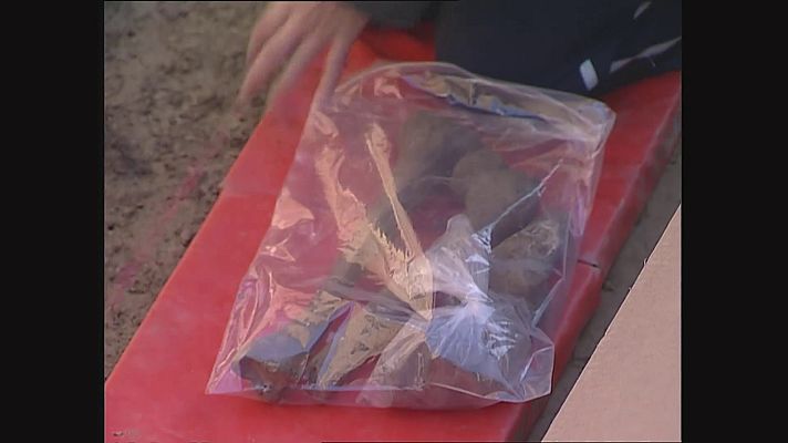 Modo Digital - Trabajos en la fosa de la Fuente del Garrero (Aibar, Navarra)