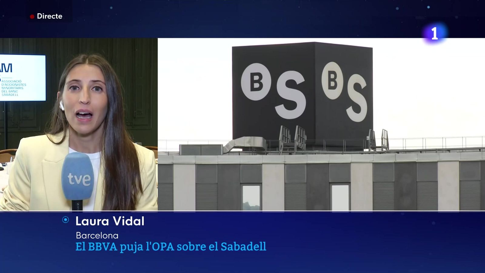 El BBVA millora l'opa al Banc Sabadell en un 10% - L'Informatiu | Veure