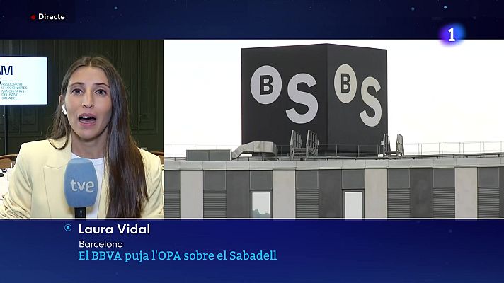 L'Informatiu - El BBVA millora l'opa al Banc Sabadell en un 10%