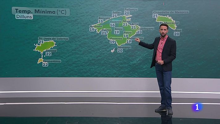 Informatiu Balear - El temps a les Illes Balears - 22/09/25