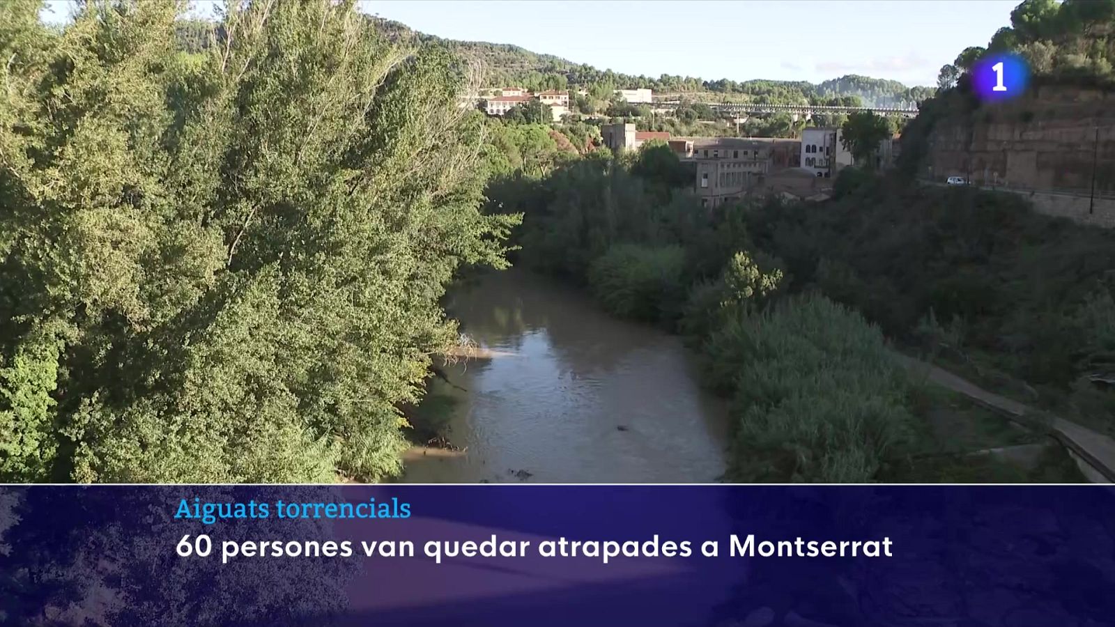Montserrat, una de les zones més afectades pels aiguats d'aquest diumenge