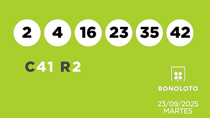 SELAE - Sorteo de la Lotería Bonoloto y Euromillones del 23/09/2025