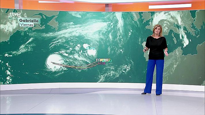 El tiempo - Chubascos y tormentas localmente fuertes de madrugada en litorales de Barcelona y Girona