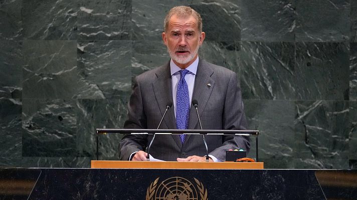 Informativo 24h - El rey asegura ante la ONU que cuesta "comprender" las acciones de Israel en Gaza