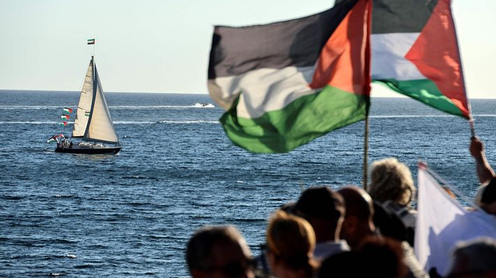 Telediario 2 - La Flotilla Global Sumud sufre un nuevo ataque en su trayecto hacia Gaza