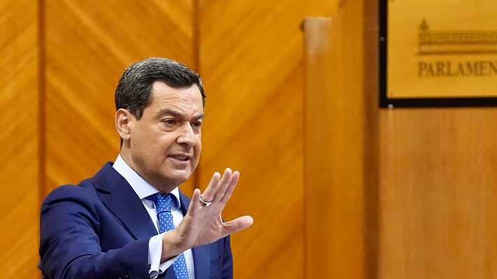  - Juanma Moreno se une a Rueda y se convierte en el segundo barón del PP en reconocer "el genocidio" de Israel en Gaza