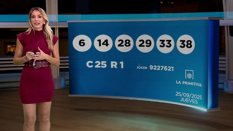 Sorteo de la Lotera Nacional, Bonoloto, Primitiva y Jker: 25/09/2025 - Loteras | Ver