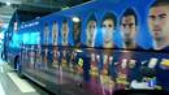 Telediario 1 - El Barça se la juega en Málaga