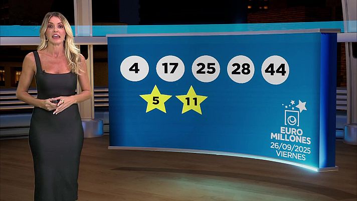 Loterías - Sorteo de la Bonoloto y Euromillones del 26/09/2025