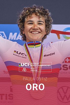 Paula Ostiz, campeona del mundo jnior de ciclismo en ruta, segunda medalla en el Mundial