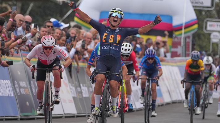 Ciclismo - Paula Ostiz, emocionada tras el oro: "Sabía que tenía que guardar hasta el sprint"