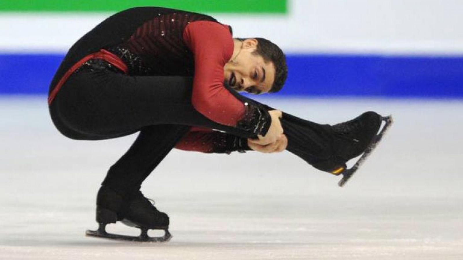 Javier Fernandez, en el programa corto del Campeonato de Europa