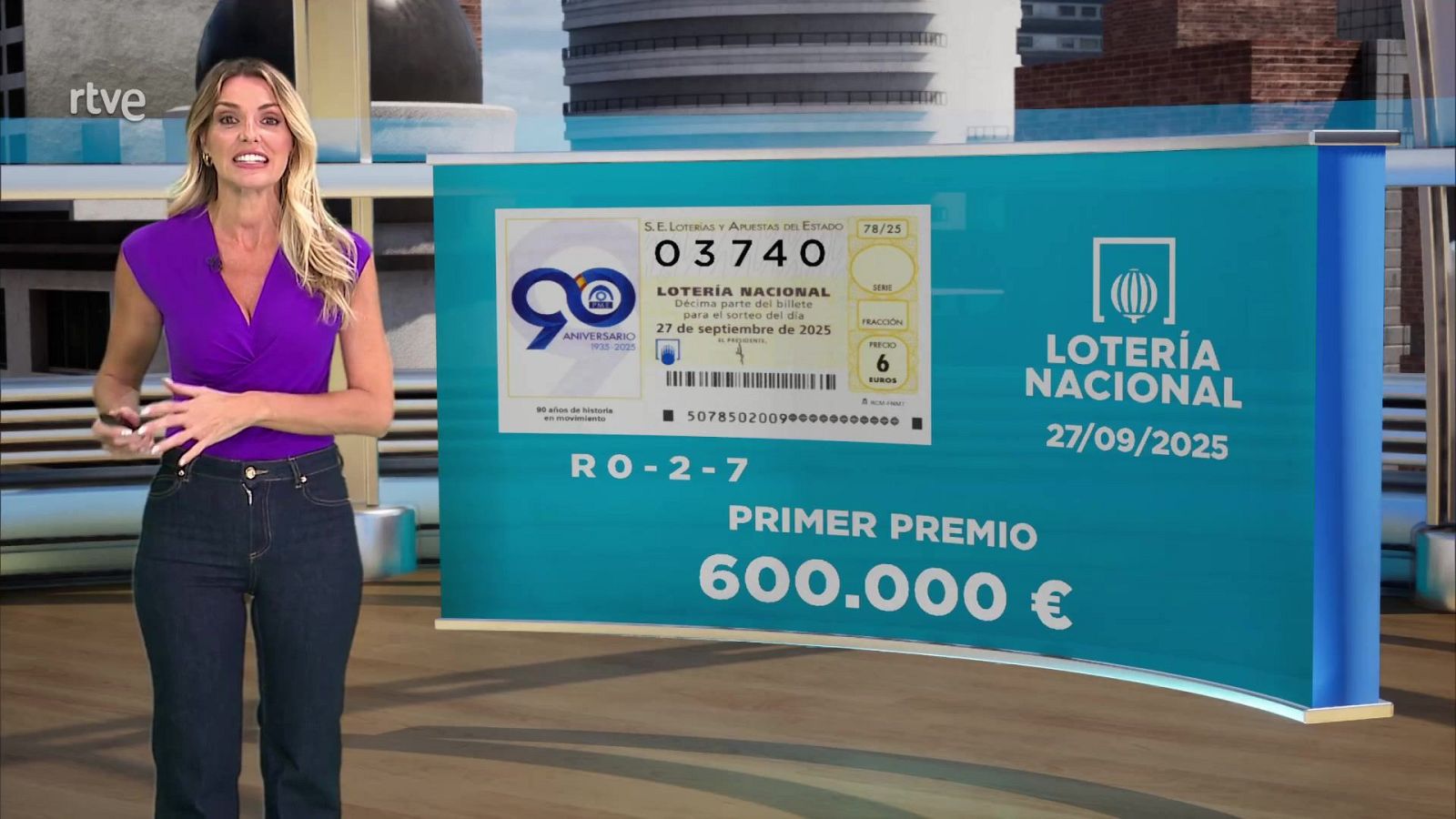 Sorteo de la Lotería Nacional: 27/09/2025 - Loterías | Ver