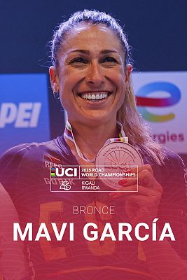 Mavi Garca, bronce mundial de ciclismo en ruta