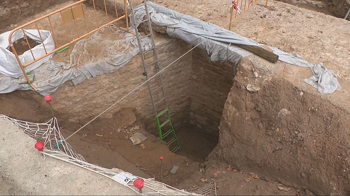 L'Informatiu - Troben vestigis d'una muralla medieval a Barcelona