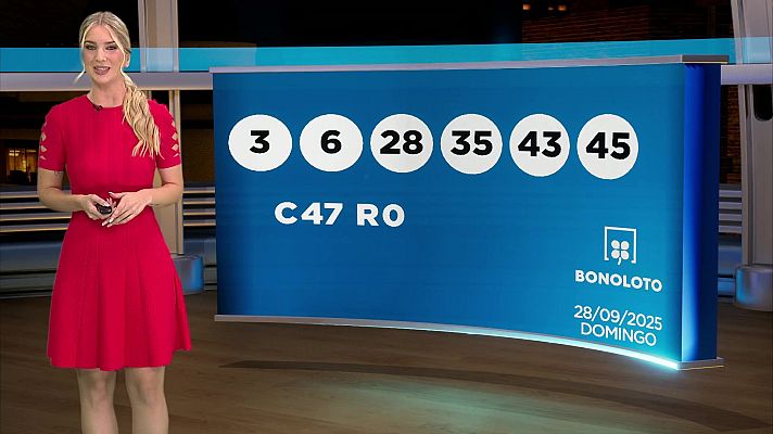 Loterías - Sorteo de la Bonoloto y El Gordo de la Primitiva del 28/09/2025