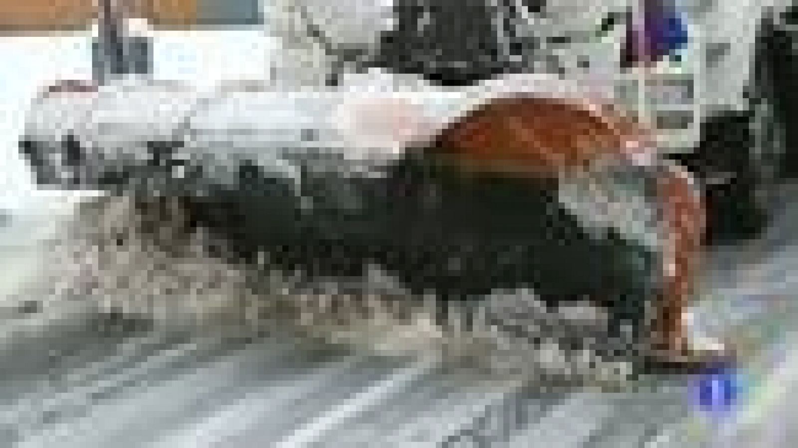 Suspendidas 53 rutas de transporte escolar en Huesca por la nieve