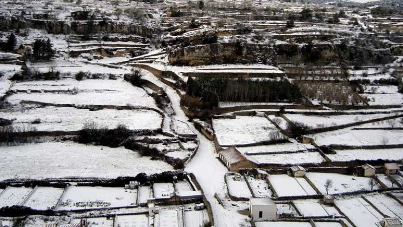 Suspendidas 53 rutas de transporte escolar en Huesca por la nieve
