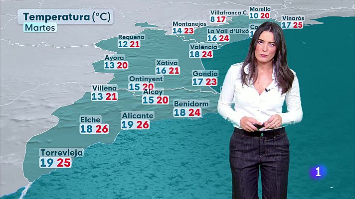 L'informatiu - Comunitat Valenciana - El tiempo en la Comunitat Valenciana 29/09/25