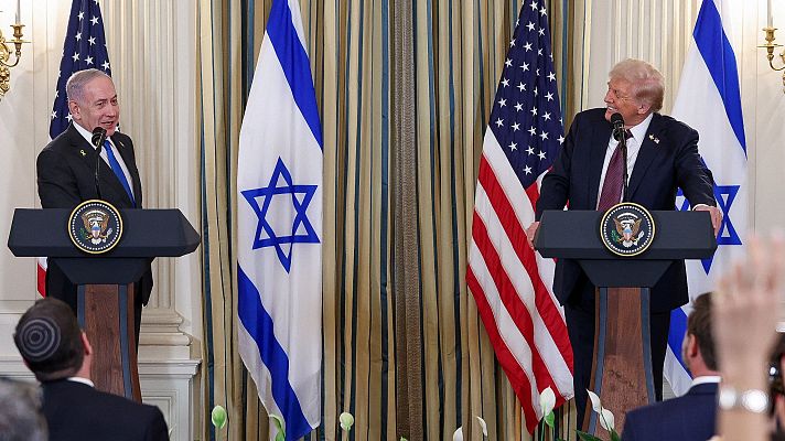 Telediario 2 - Israel acepta la propuesta de Trump para la paz en Gaza, pero los ministros más radicales la critican