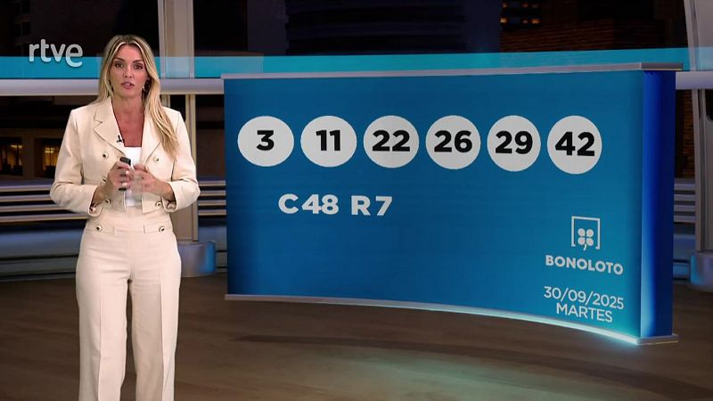 Sorteo de la Bonoloto y Euromillones: 30/09/2025 - Loteras | Ver