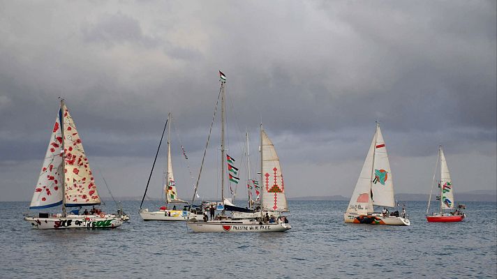  - La Flotilla rumbo a Gaza entra en una zona de alto riesgo