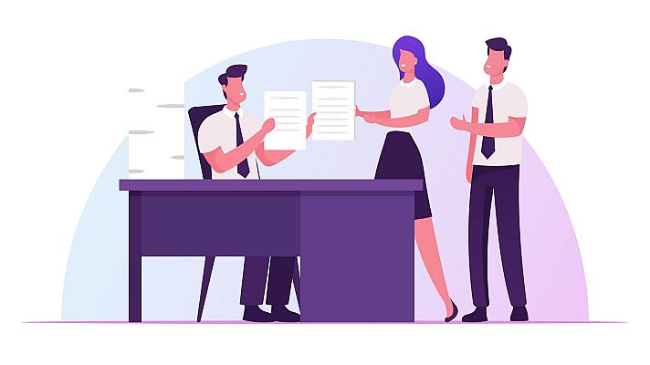 Aquí hay trabajo - Tu empresa debe darte tareas