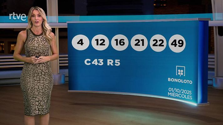 Loterías - Sorteo de la Bonoloto del 01/10/25