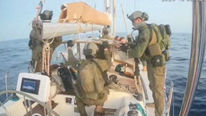 Israel intercepta al menos 15 barcos de la Flotilla a Gaza | Ver