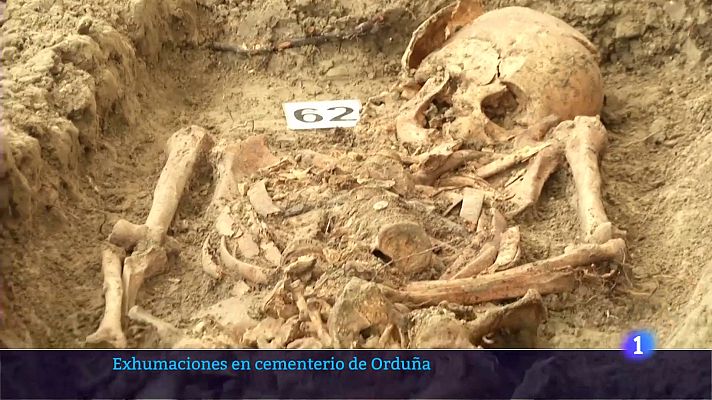 Telenorte - País Vasco - Tercera campaña de exhumaciones en el cementerio de Orduña (Bizkaia)
