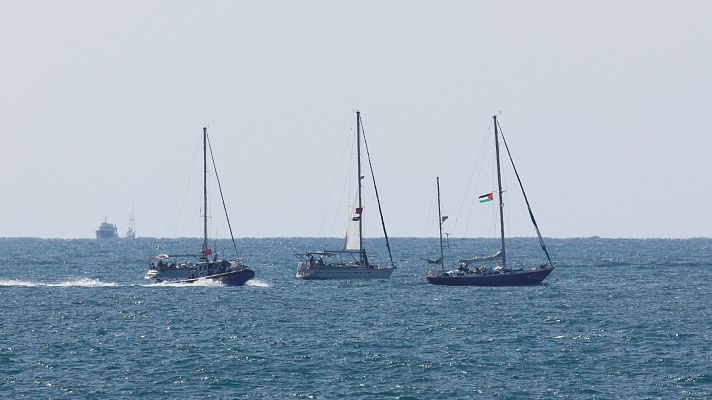 La flotilla logra su objetivo de visibilizar qué ocurre en Gaza - Telediario 1 | Ver
