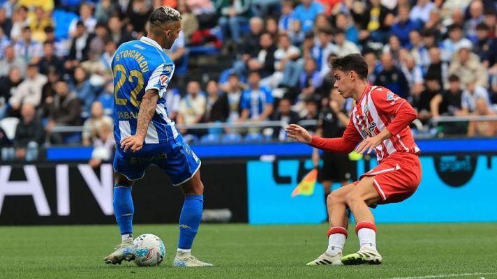 Resúmenes de LaLiga - RC Deportivo de la Coruña - UD Almería: resumen del partido de la 8ª jornada de Liga | Segunda