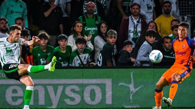 Racing - Mlaga: resumen del partido 8 jornada Liga | Segunda | Ver