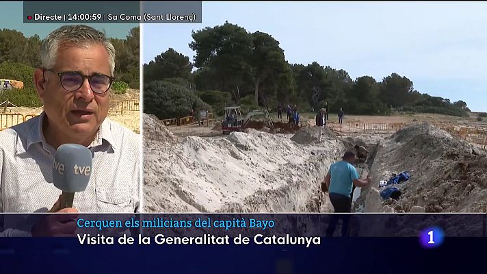 Informatiu Balear - Finaliza la exhumación de la fosa en la playa de Sa Coma (Mallorca)