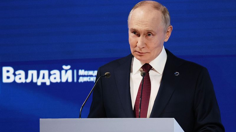 Putin acusa a Europa de alimentar la histeria de una posible guerra - La tarde en 24h | Ver