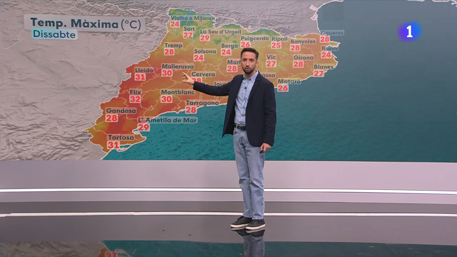 El Temps amb Sergi Loras a RTVE Catalunya - El temps | Veure