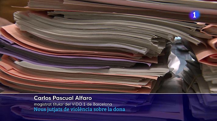 L'Informatiu - Els jutjats de violència sobre la dona assumeixen des d'aquest divendres més competències.
