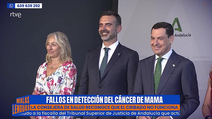 Malas lenguas - Escándalo en Andalucía por fallos en detección del cáncer de mama