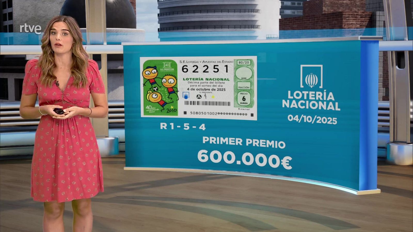 Sorteo de la Lotería Nacional: 04/10/2025 - Loterías | Ver