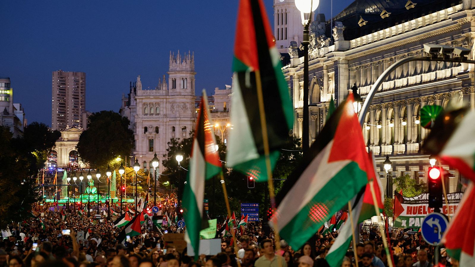 Miles de personas protestan en España en apoyo a Palestina | Ver