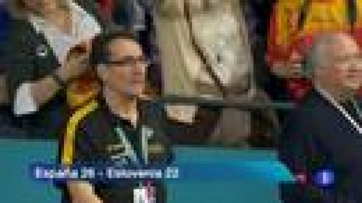 Telediario 1 - España alcanza 'su' final a costa de Eslovenia