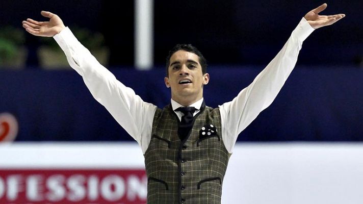 Javier Fernández se cuelga la primera medalla del patinaje español