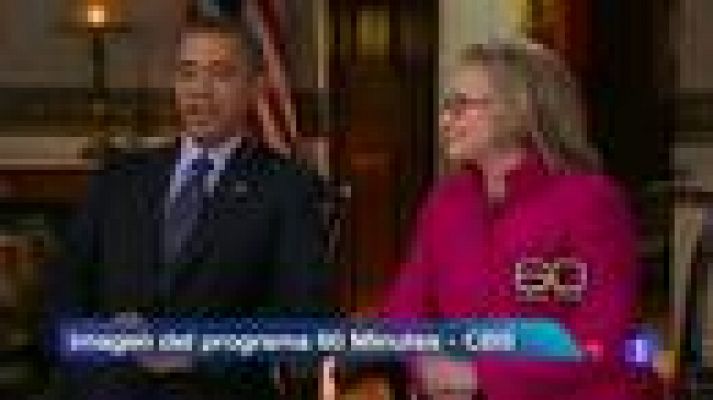 Telediario 1 - Obama elogia el trabajo de Hillary Clinton en una entrevista conjunta