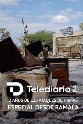 Telediario 2 - Telediario especial desde Cisjordania: dos años del ataque de Hamás a Israel